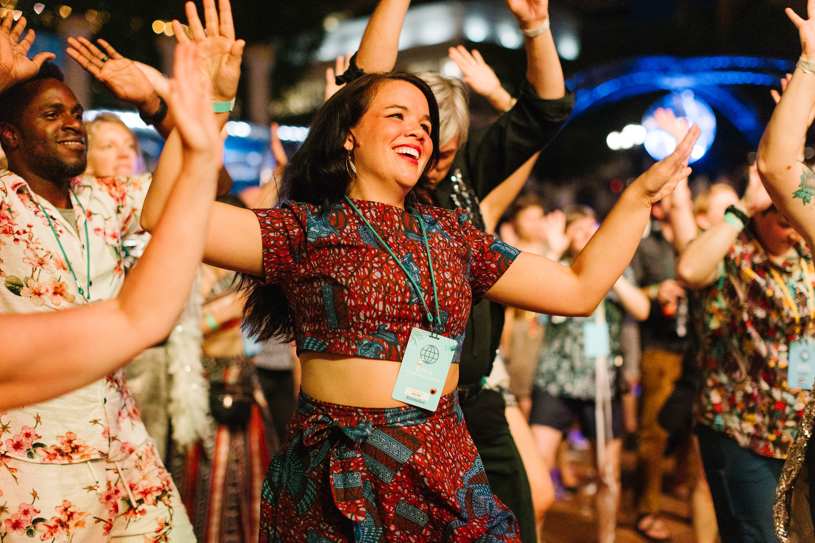 WDSX 2022 — dance floor, hands in the air.